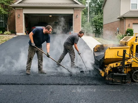 New Asphalt Paving work in progress