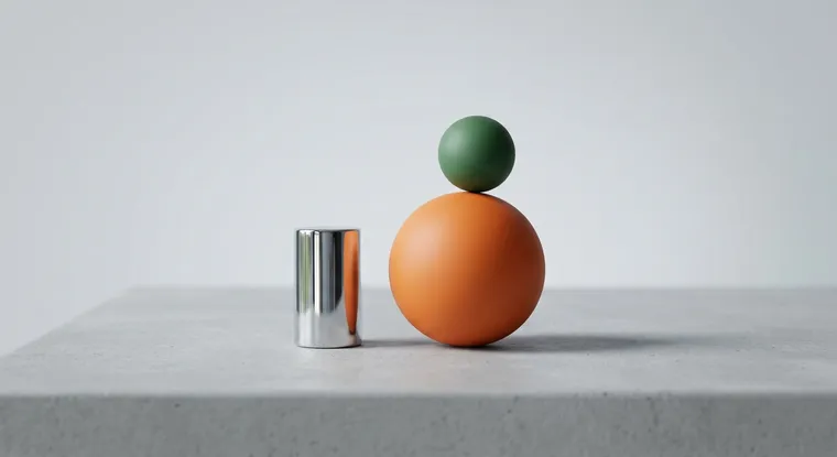 Abstract product render