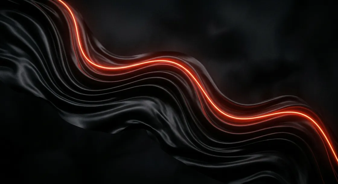 Abstract dark silk render