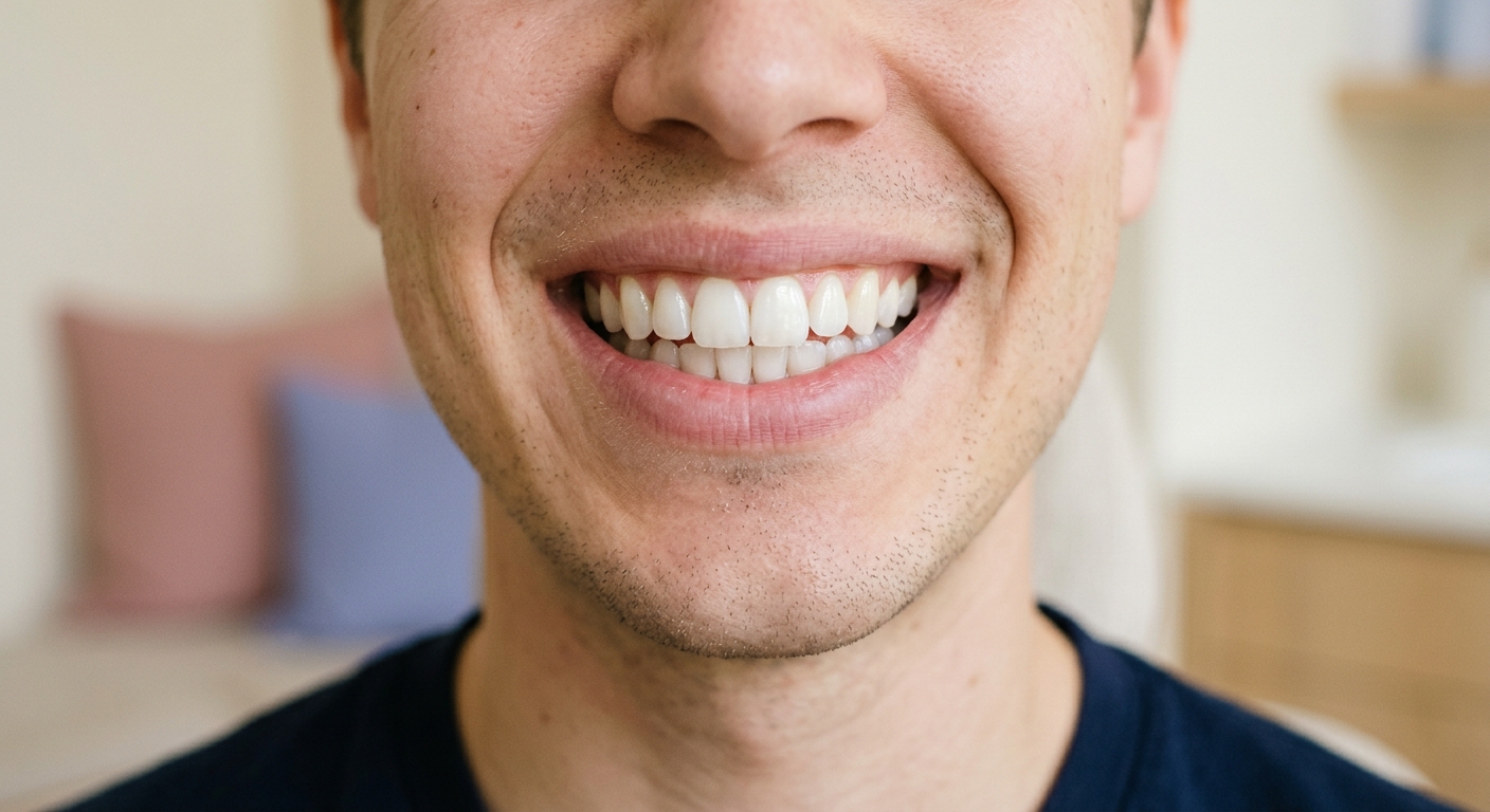 Brighter, even shade after whitening