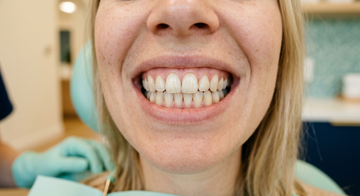 A smile before treatment (illustrative)