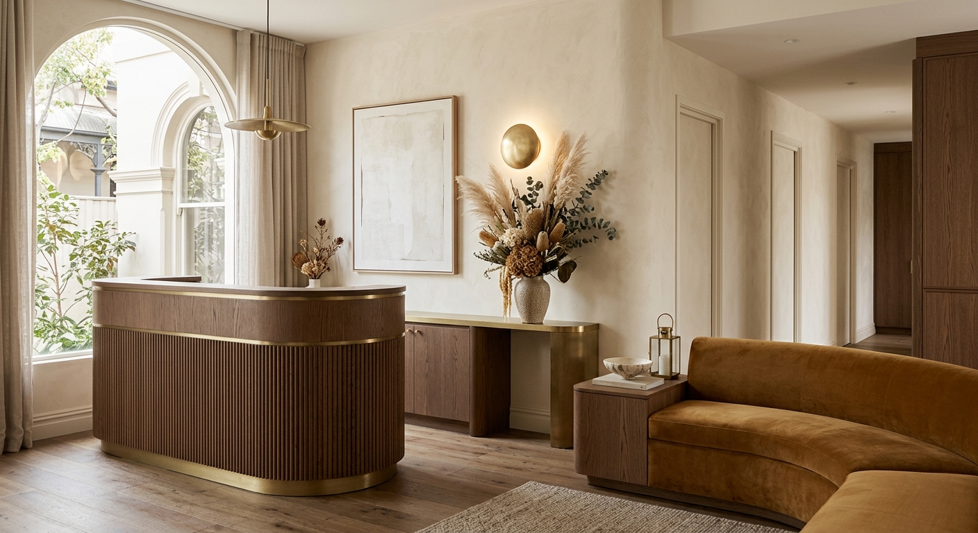 The warm reception of the Marigold Dental studio