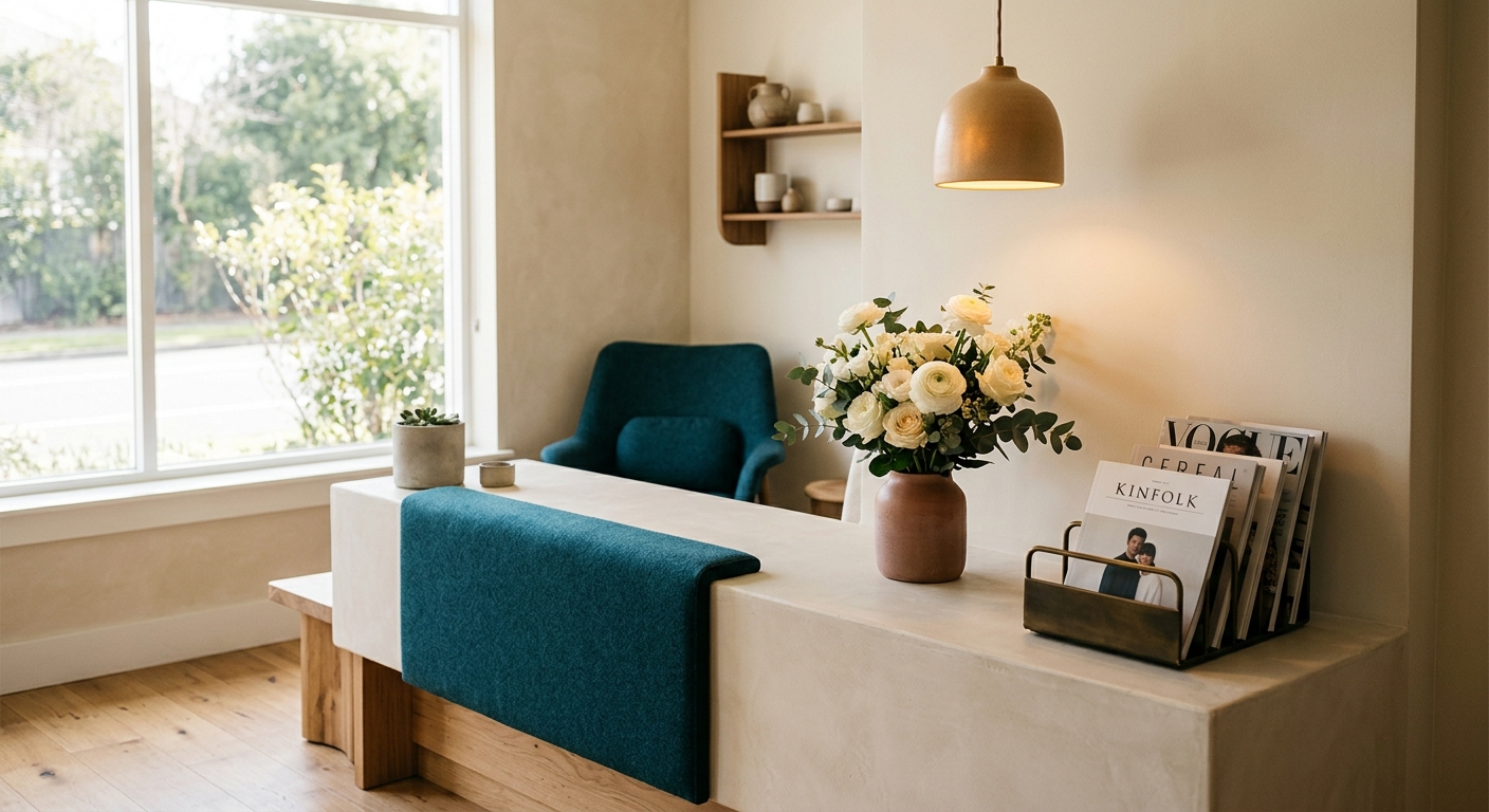 The reception at Vista Dental Aesthetics