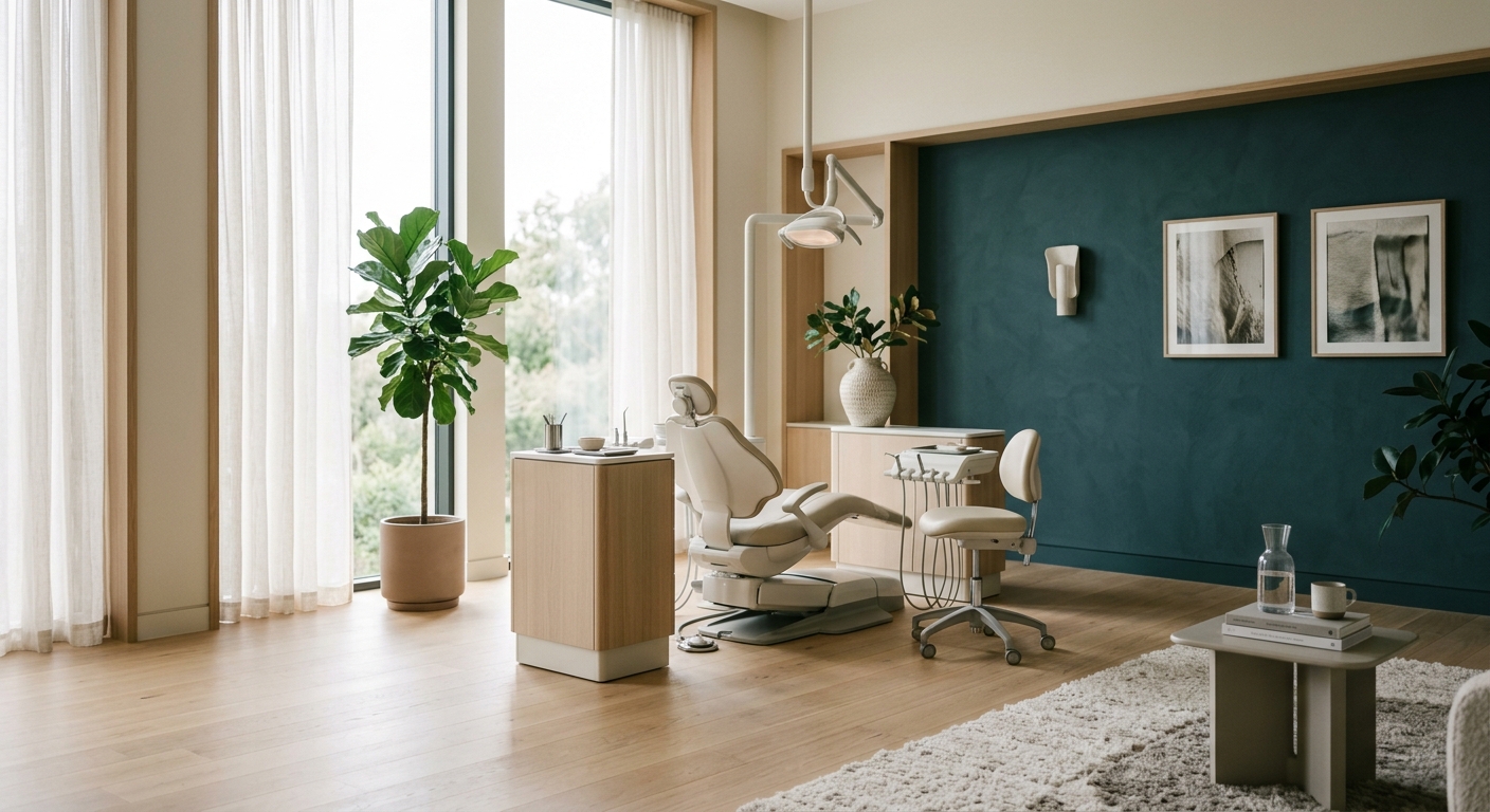 The Vista Dental Aesthetics studio in warm daylight