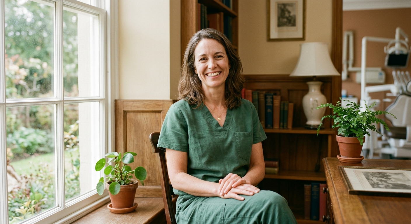 Portrait of Dr. Claire Wexbridge, managing dentist