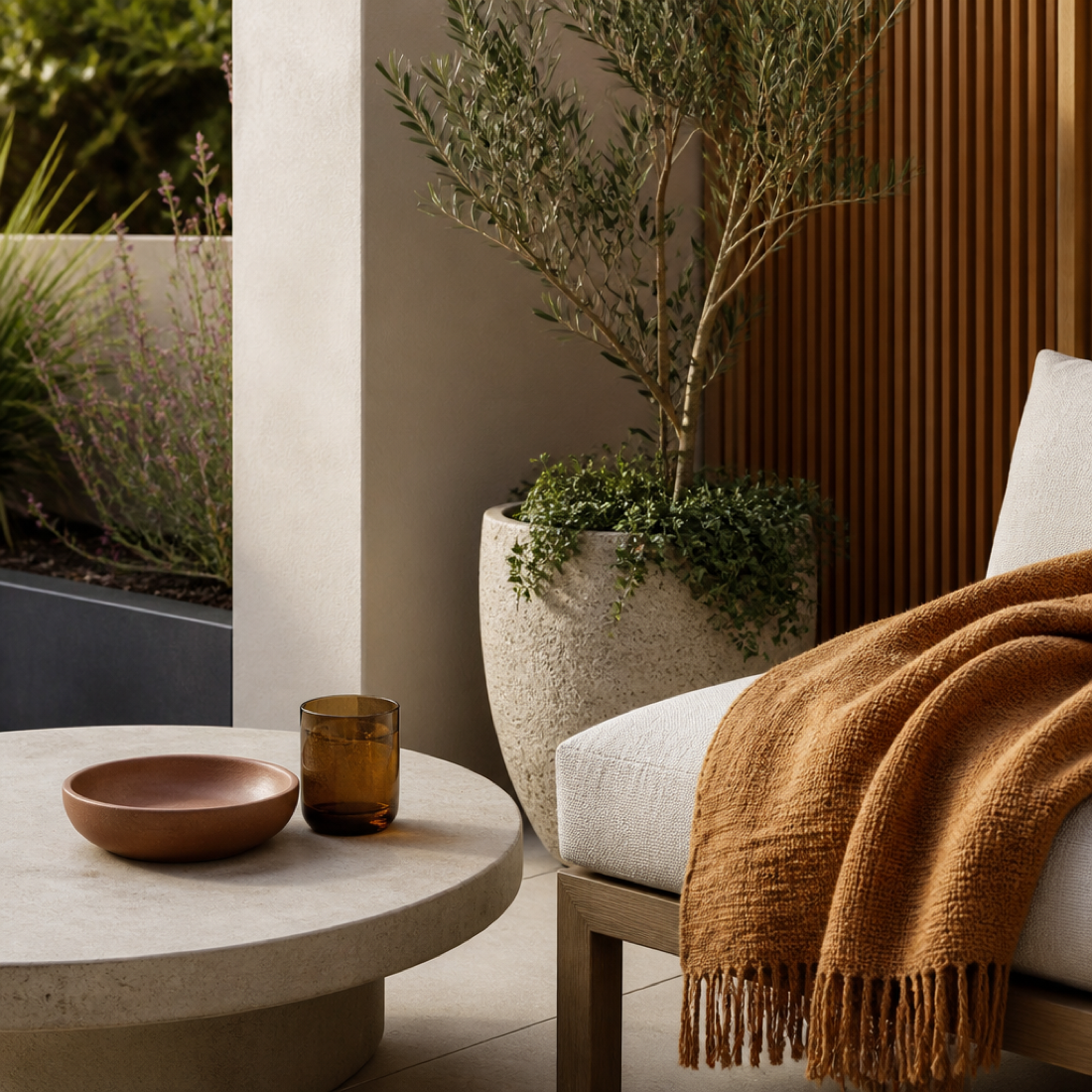 Outdoor patio detail