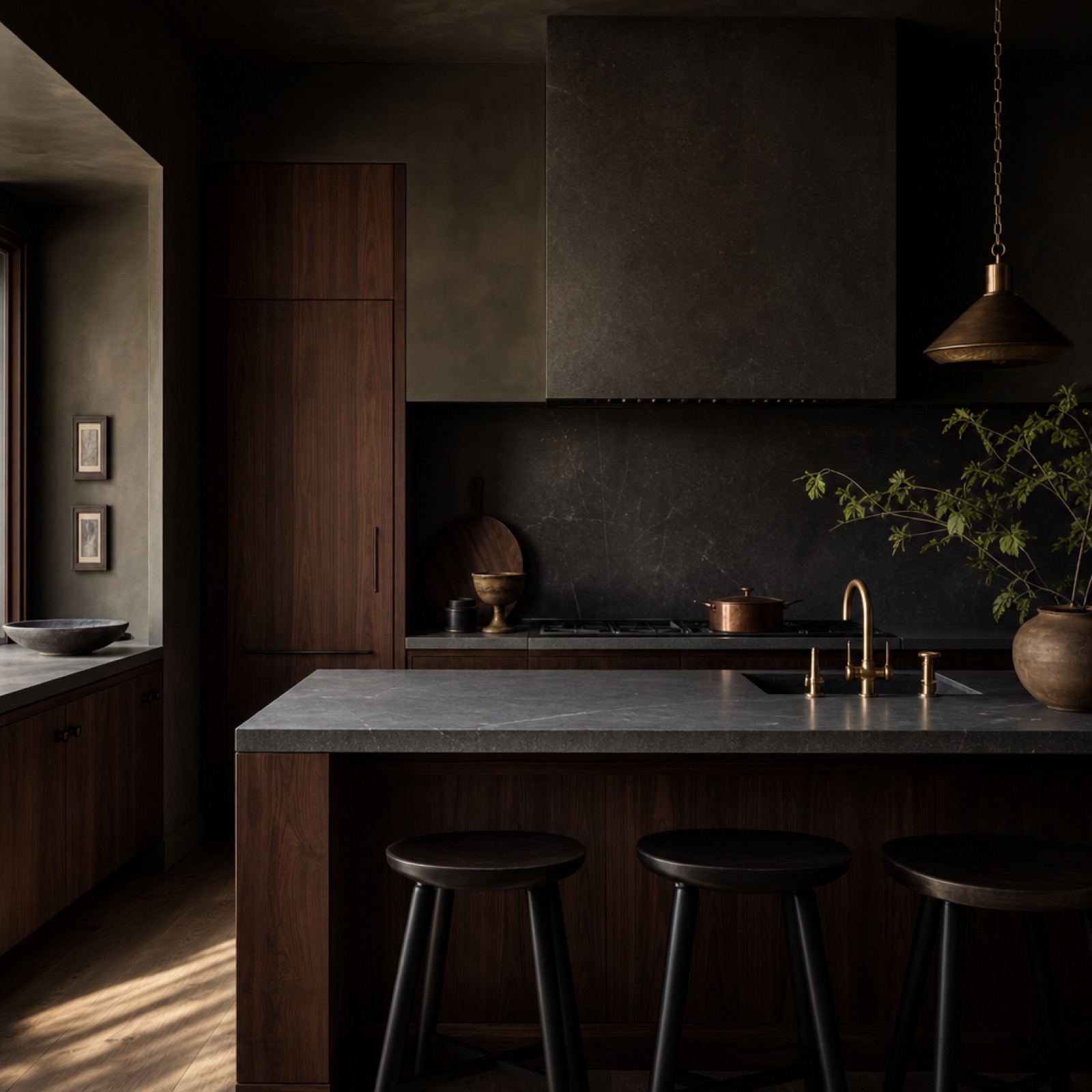 The Long Walnut Kitchen