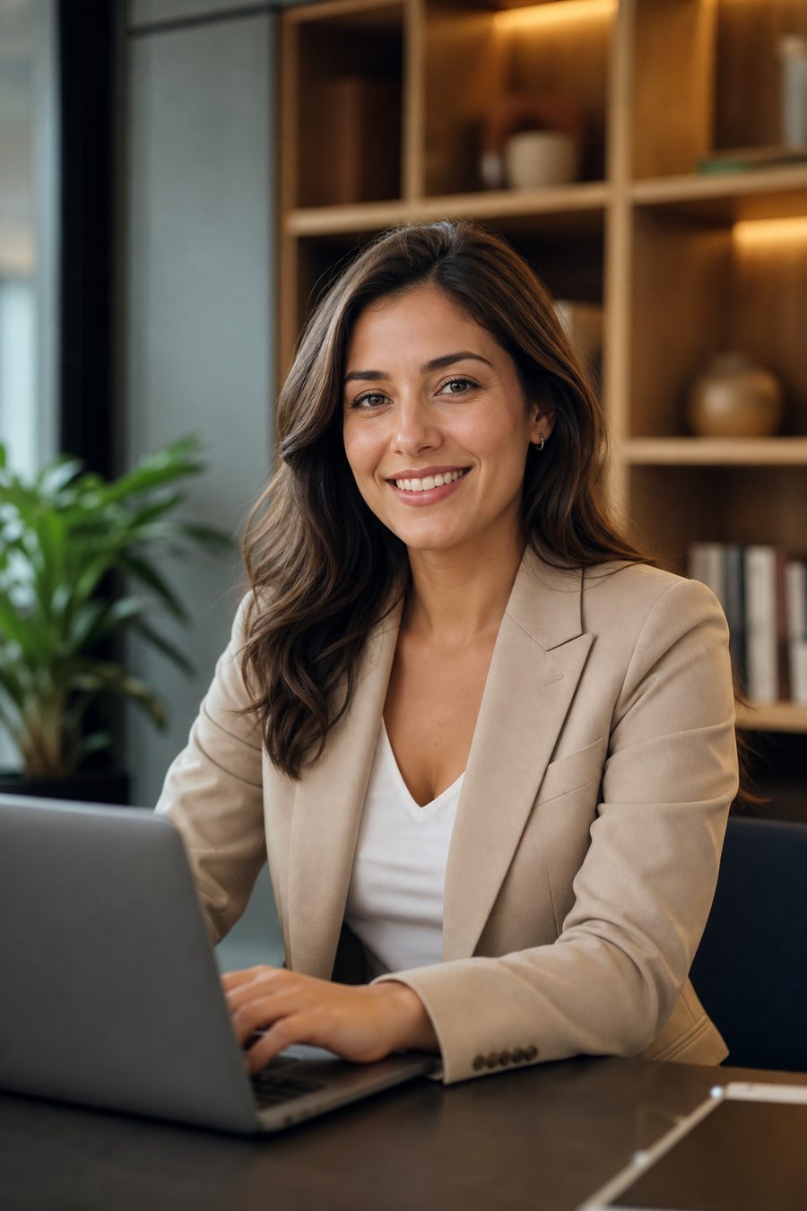A satisfied Fondera client at work