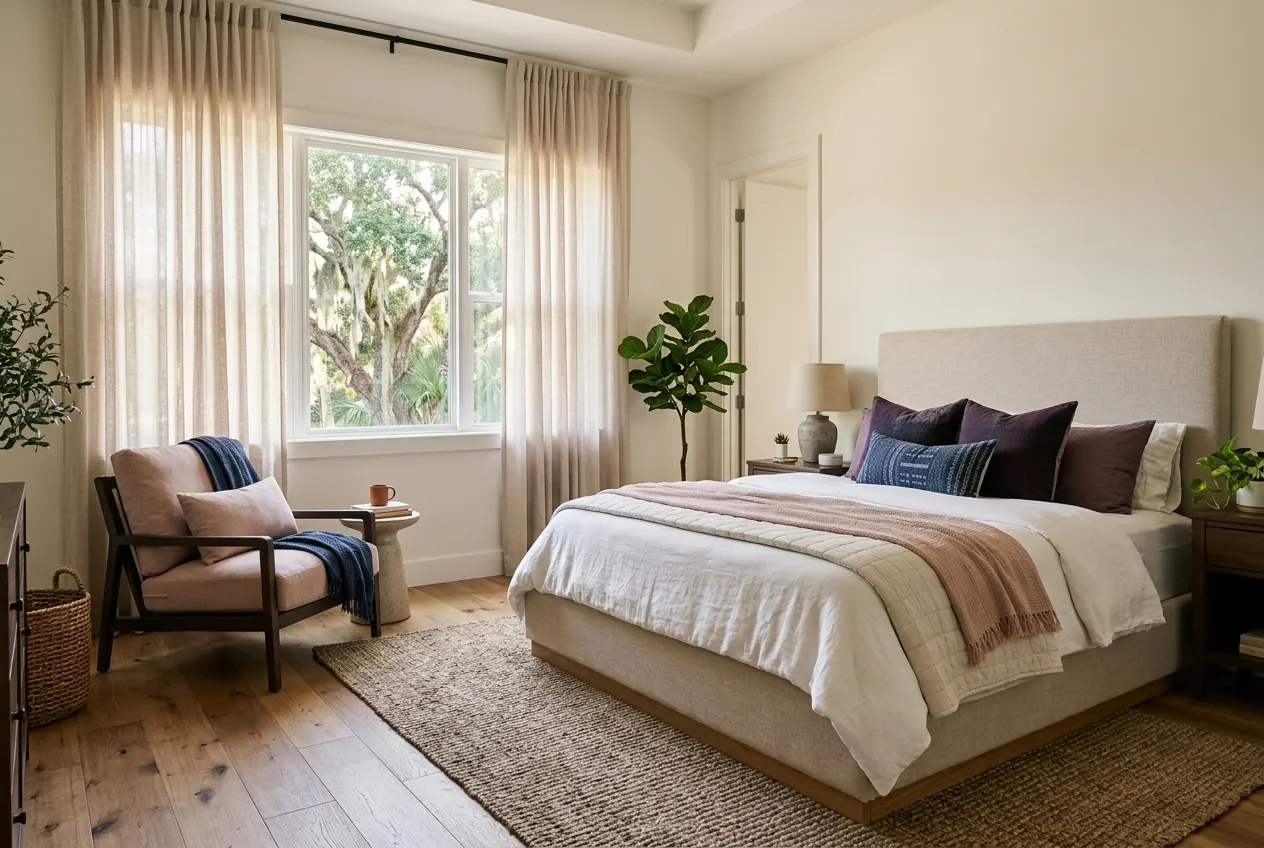 Primary bedroom suite