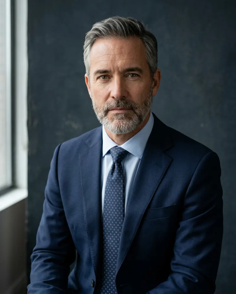 Portrait of Daniel Bexley, founding partner at Bexley & Thorne
