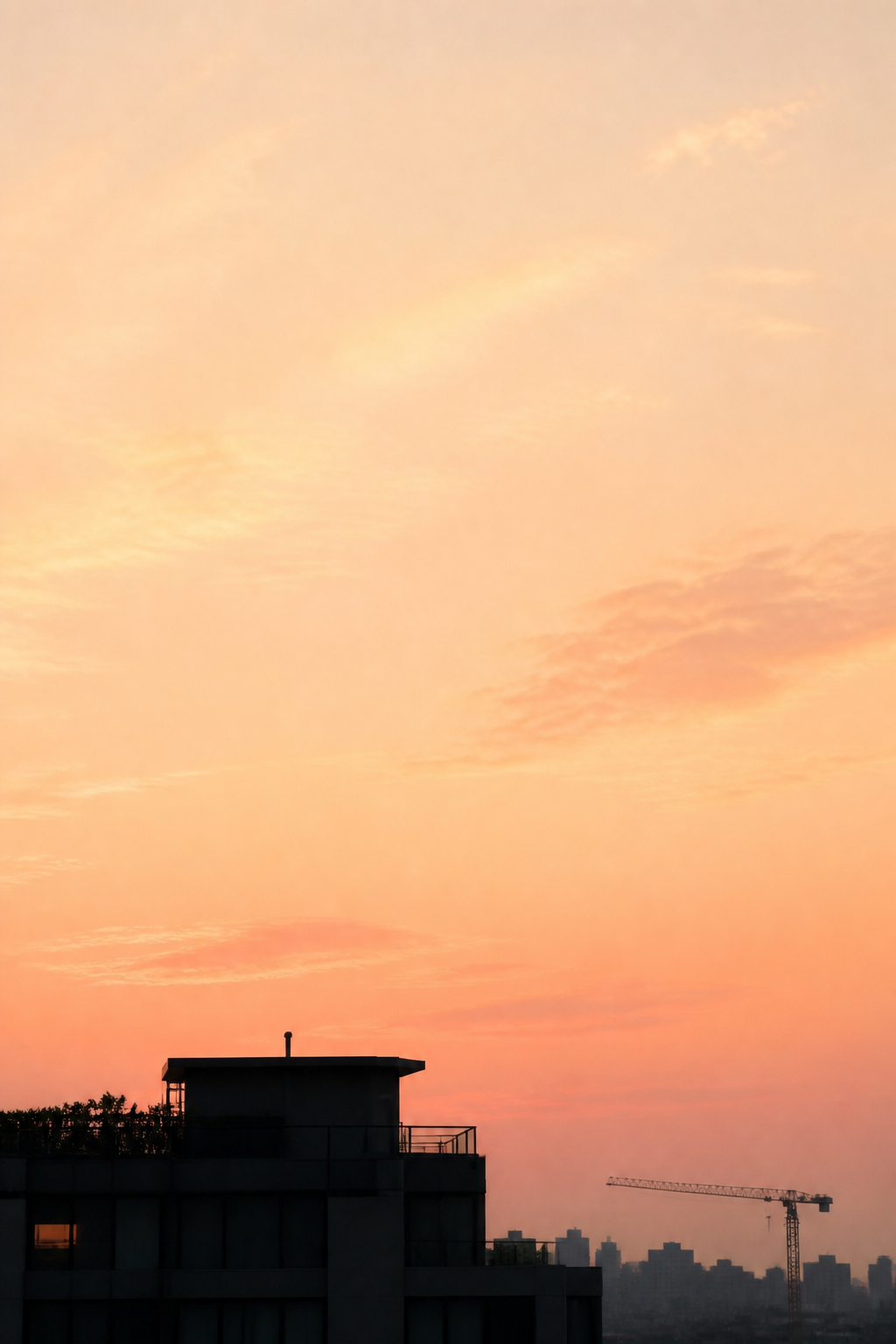 Warm architectural facade at dusk
