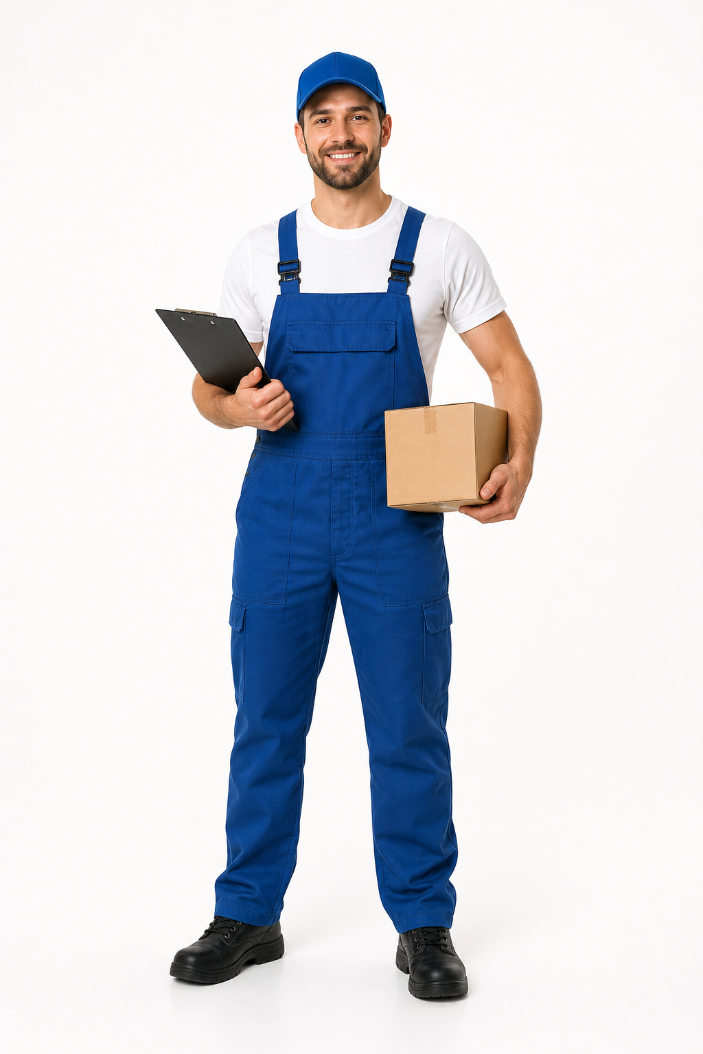 A Shiftline mover with a clipboard