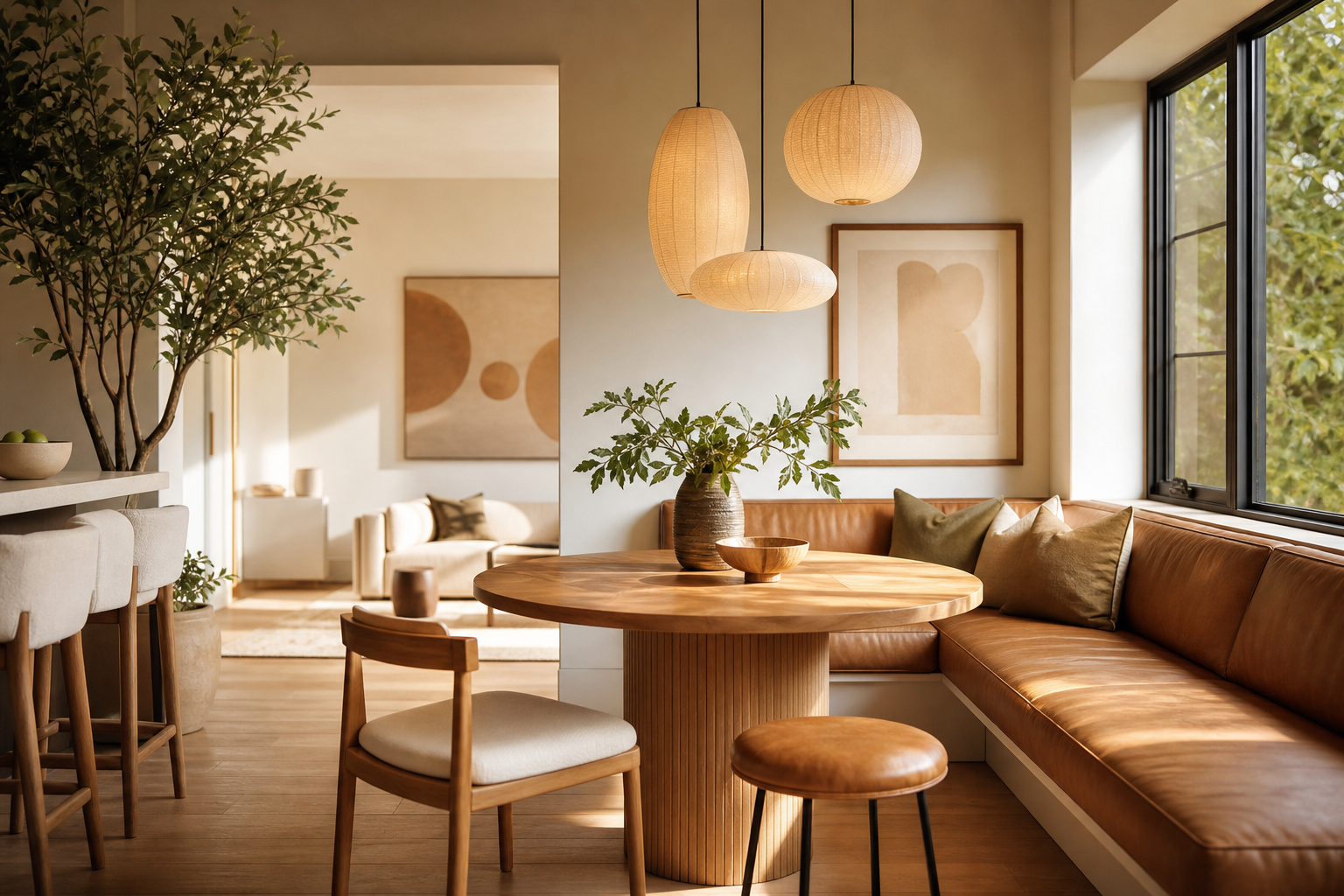 Modern dining nook