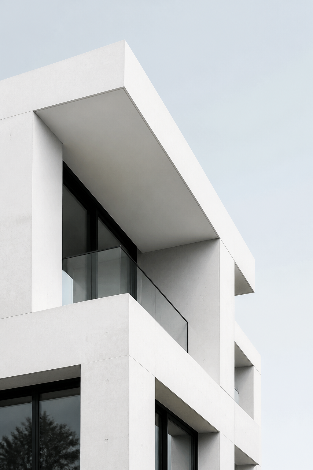 Clean exterior lines
