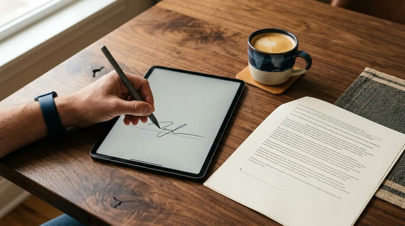 Signing contracts electronically: what makes a signature hold up